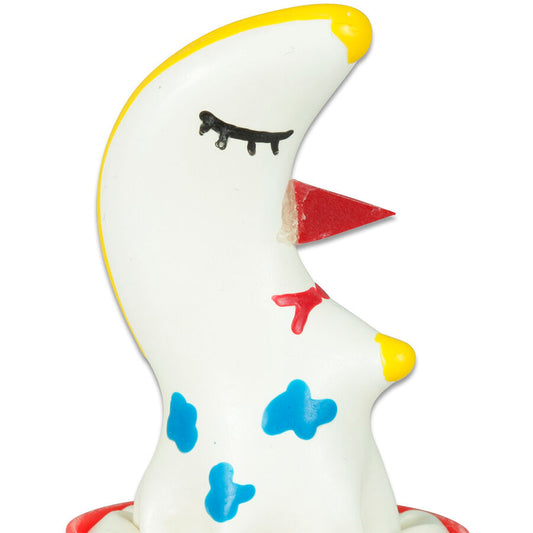 Handmålade novitetskondomer med måne-design