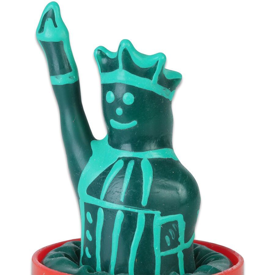Handmålade novelty kondomer i Statue of Liberty design