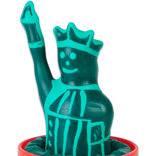 Handmålade novelty kondomer i Statue of Liberty design