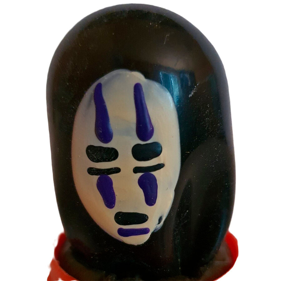 Handmålad kondom Mask Ghost Black