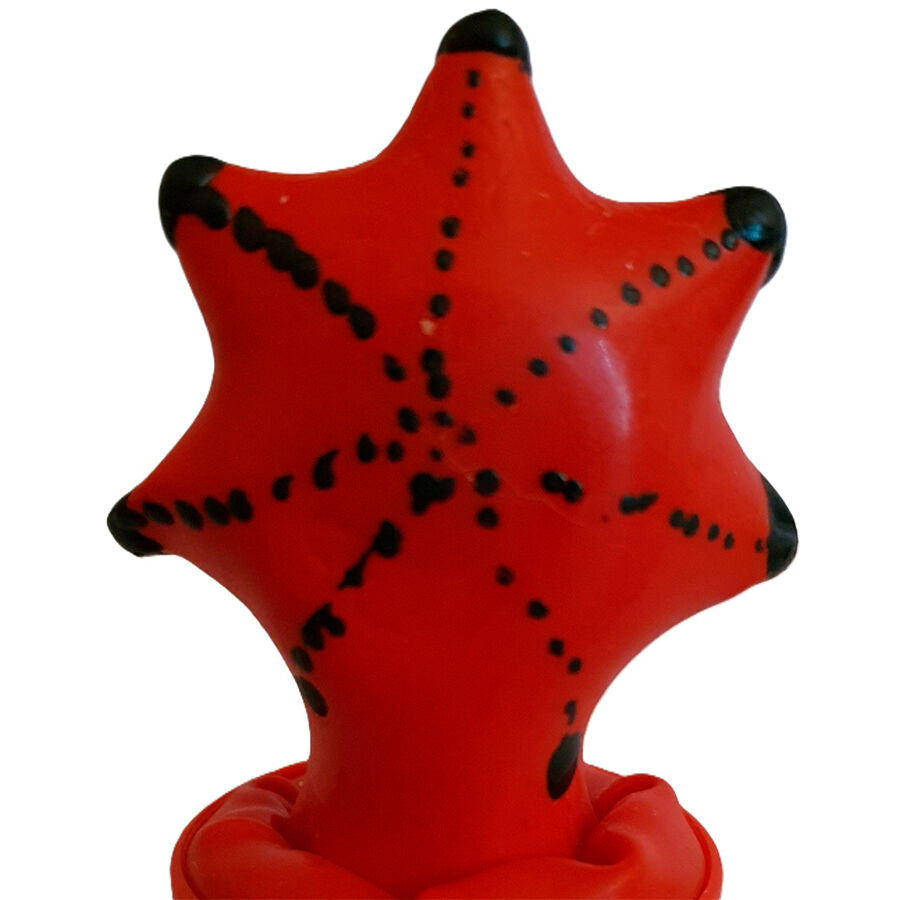 Handmålade novelty kondomer i sjöstjärna-design