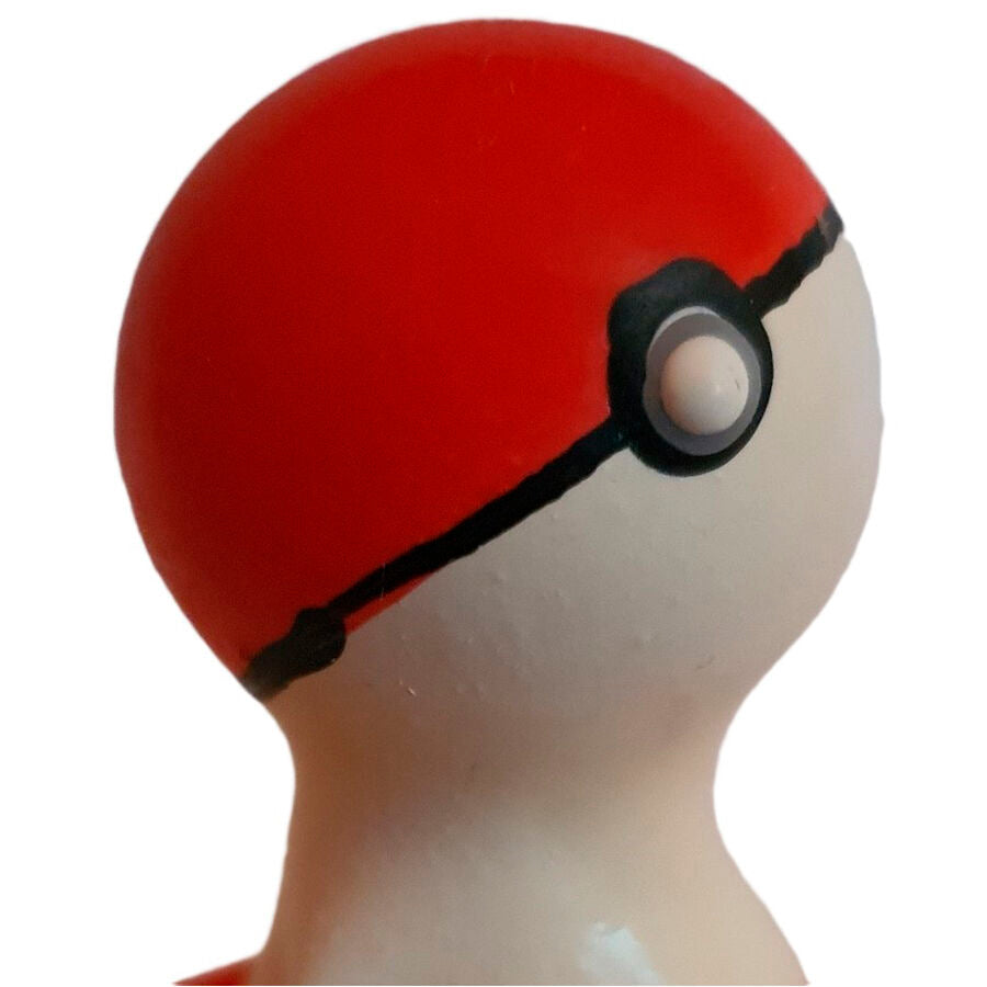 Handmålade kondomer i Pokeball-design, röd och vit
