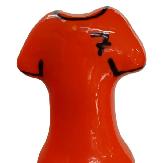 Handmålade novelty kondomer i orange design