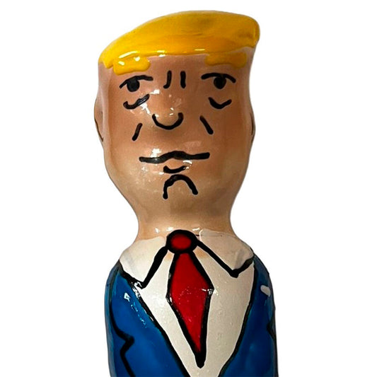 Handmålade novitetkondomer Grumpy Trump