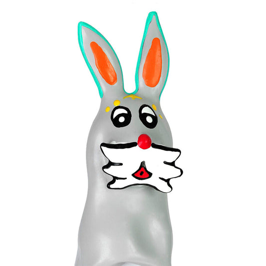 Handmålade novelty kondomer Bunny XL