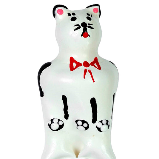 Handmålade novitetskondomer kattmodell XL