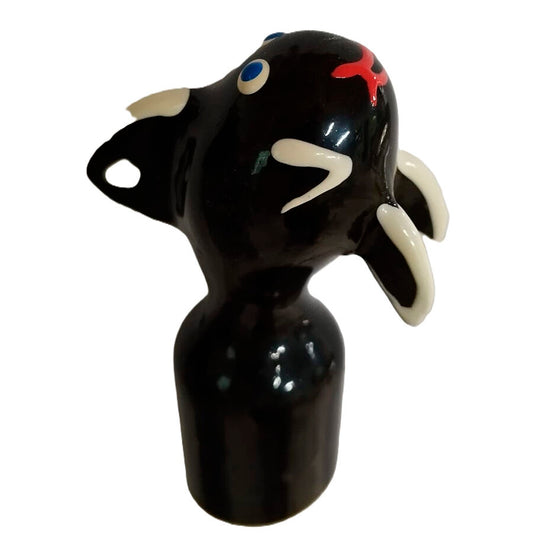 Handmålade kondomer Gentle Orca XL från Condomerie