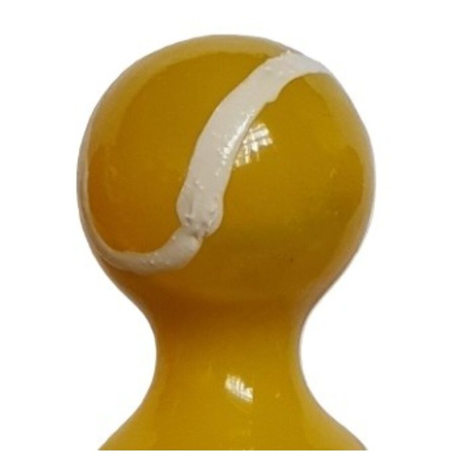 Handmålade novelty kondomer i tennisboll-design