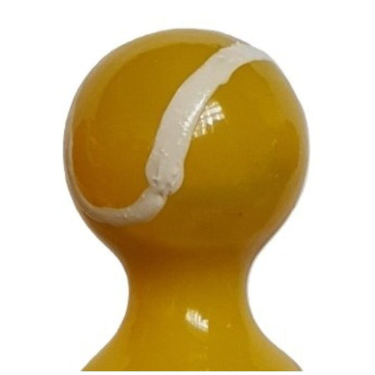 Handmålade novelty kondomer i tennisboll-design
