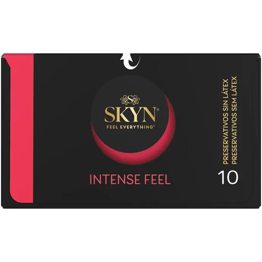 SKYN Intense Feel texturerad kondom med vågig design, 10 enheter