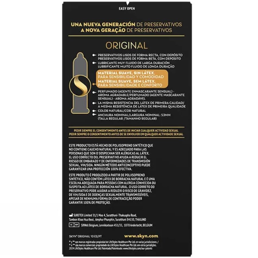 SKYN Original kondom naturlig känsla 10 enheter