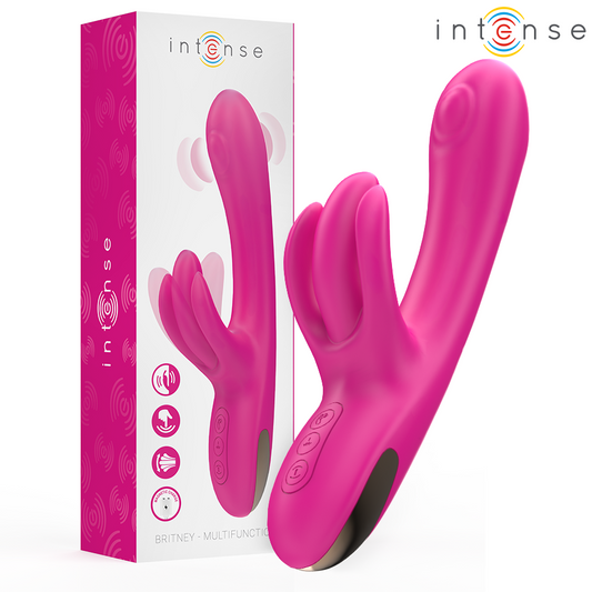 INTENSE Britney multifunktionell kanin-vibrator 23 cm rosa