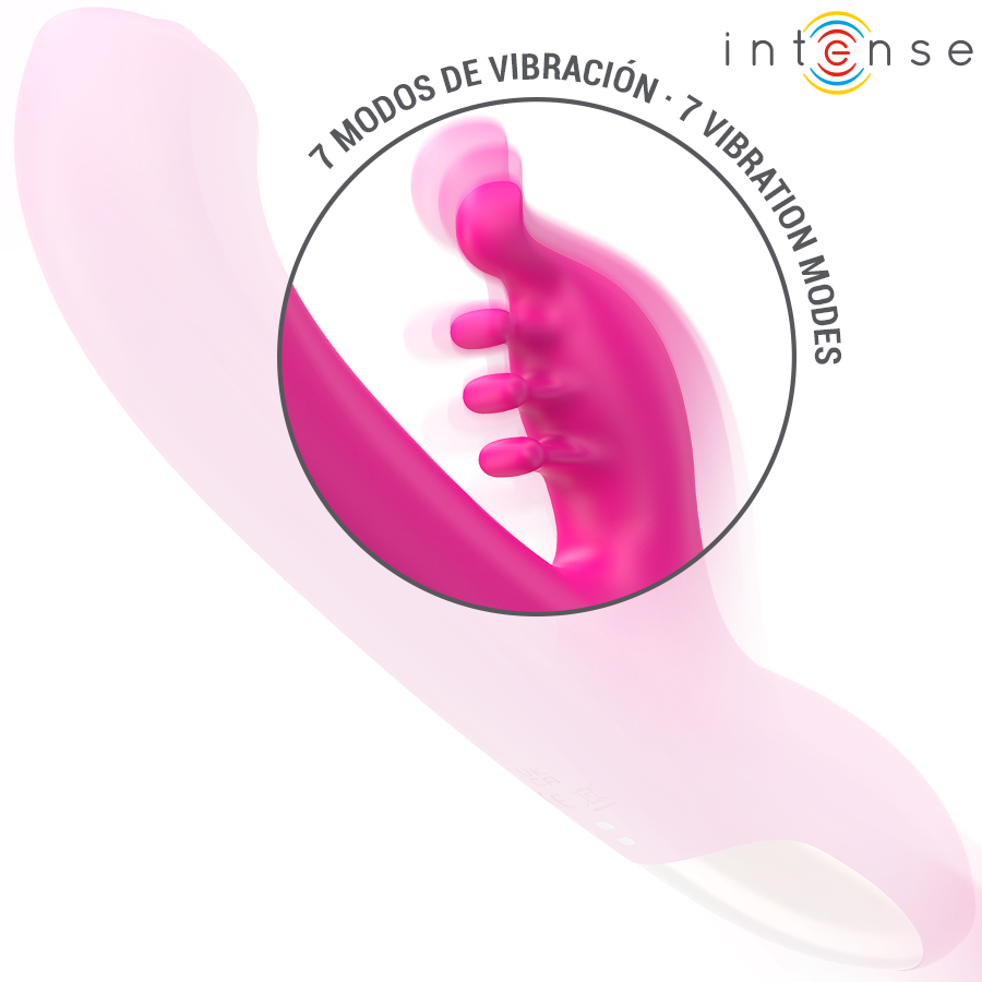 INTENSE Christina multifunktionell kaninvibrator 22,5 cm rosa