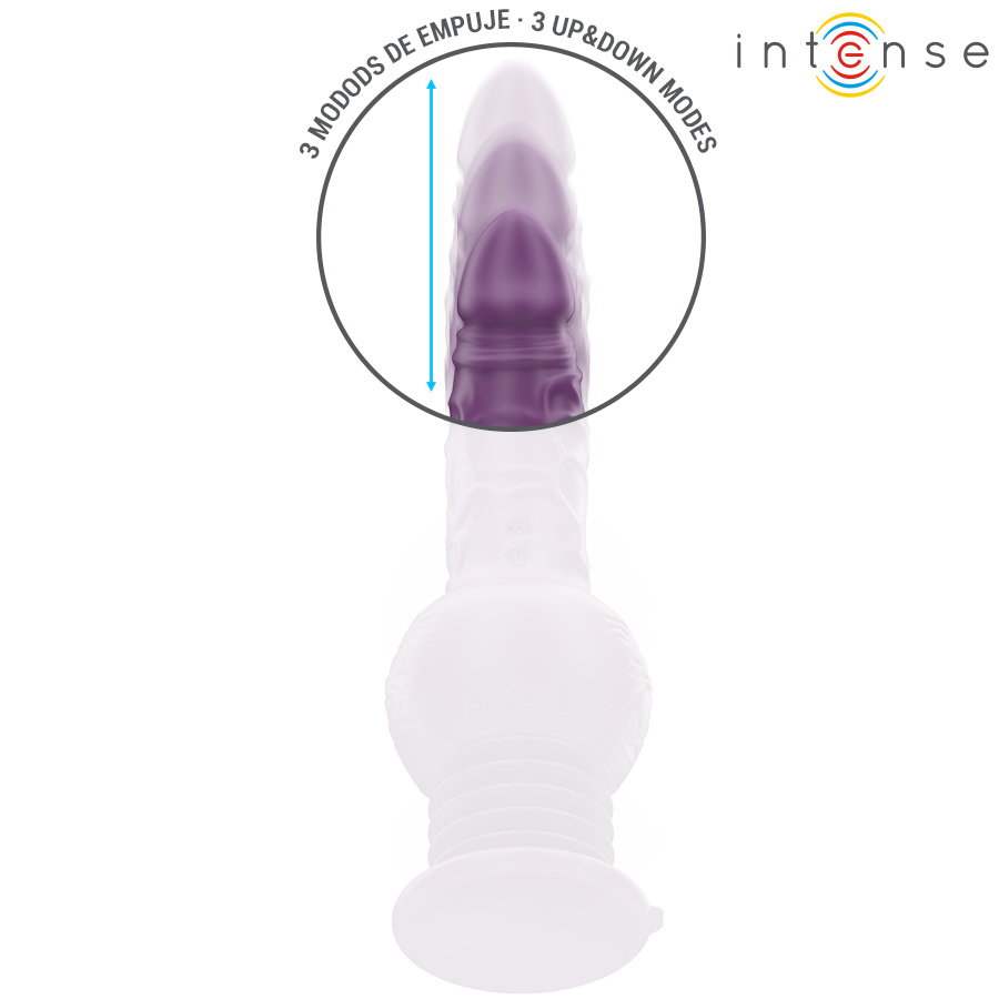 INTENSE Tatum multifunktionell vibrator 24 cm lila
