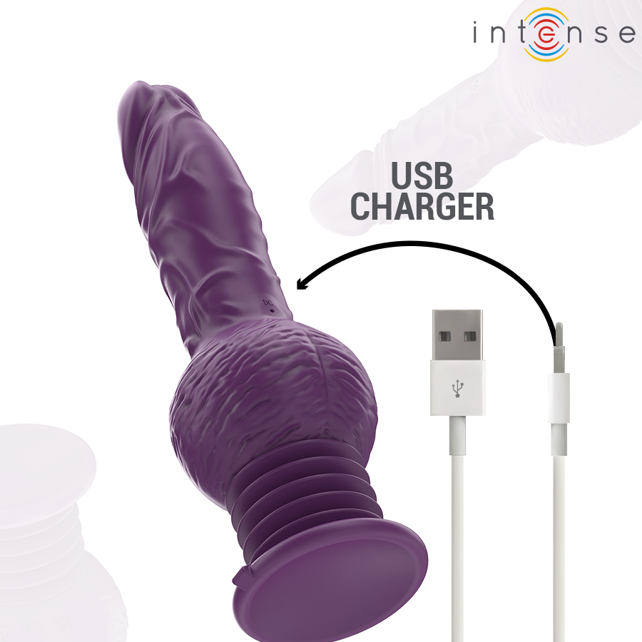 INTENSE Tatum multifunktionell vibrator 24 cm lila