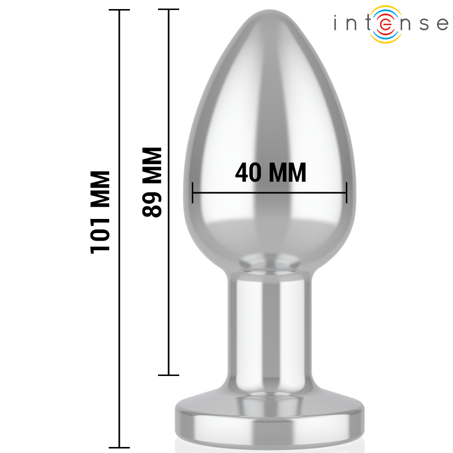 INTENSE analplugg med 10 vibrationslägen och fjärrkontroll