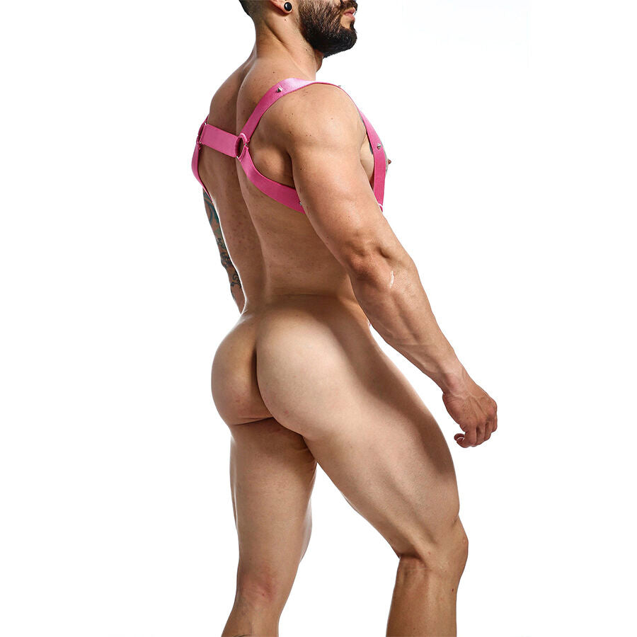 MOB Dngeon Pink Straight Harness i en storlek