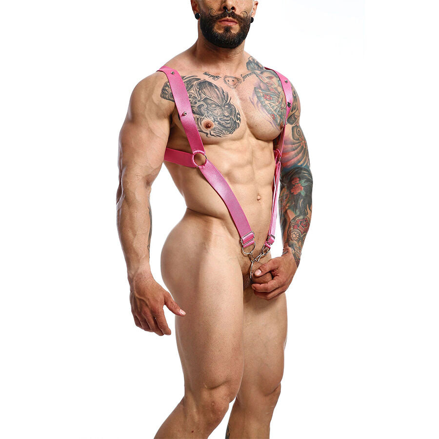 MOB Dngeon Pink Straight Harness i en storlek