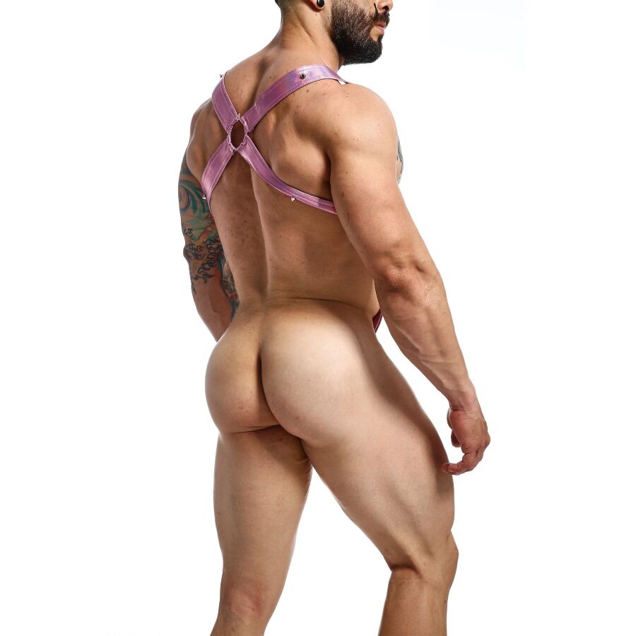 MOB DNGEON CROSSED PENIS HARNESS i konstläder