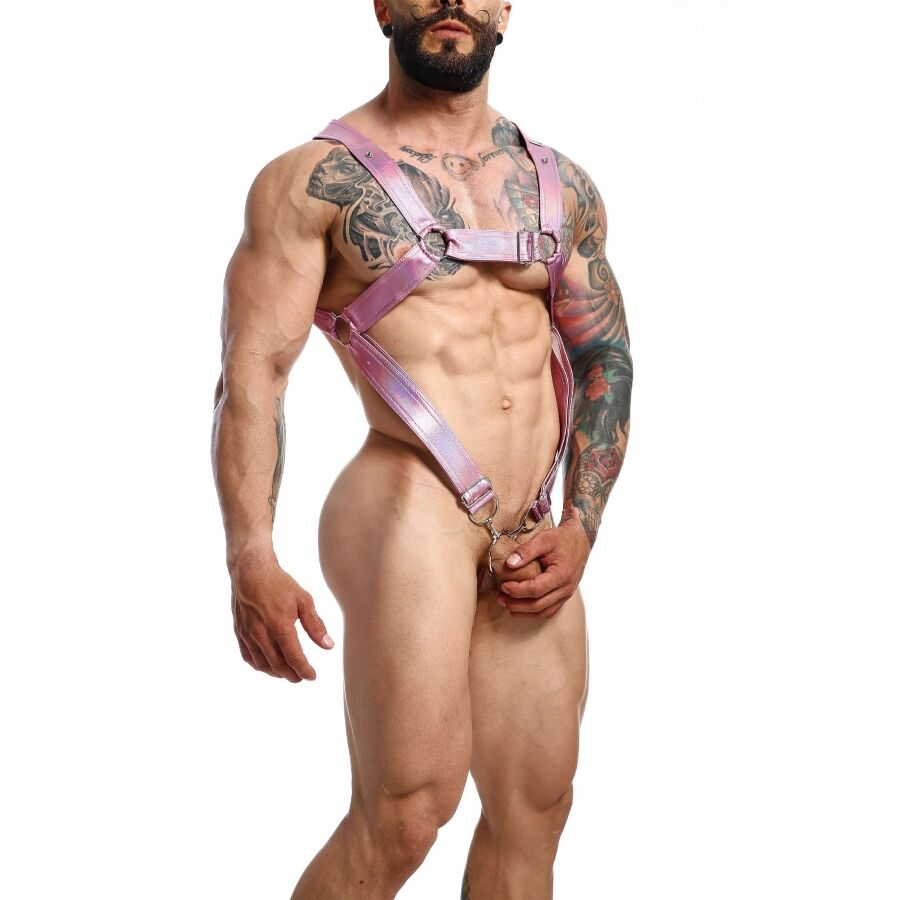 MOB DNGEON CROSSED PENIS HARNESS i konstläder