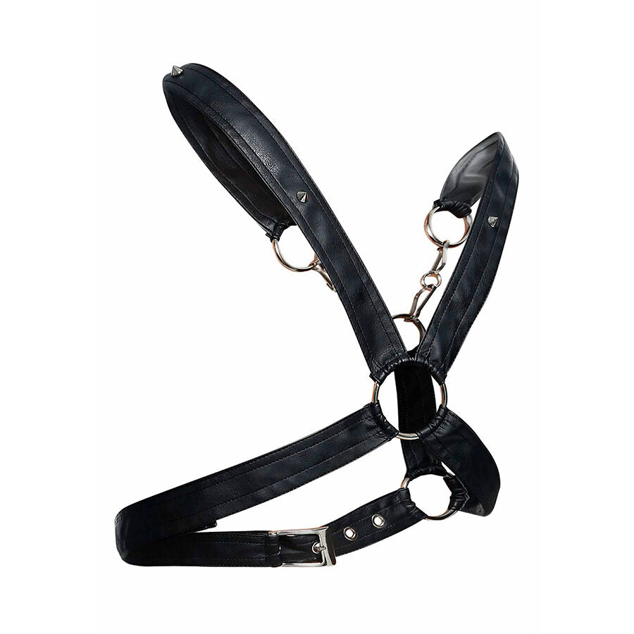 MOB - DNGEON CROSSED BLACK CHAIN HARNESS EN STORLEK