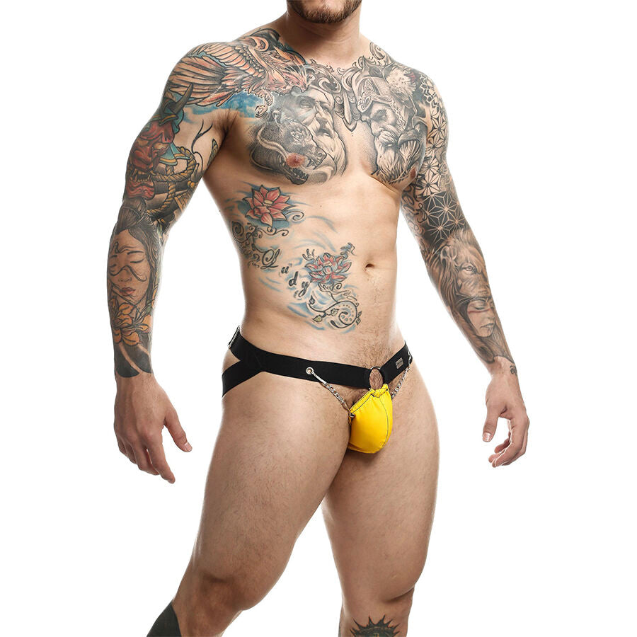 MOB - DNGEON GUL JOCKSTRAP MED KEDJOR EN STORLEK
