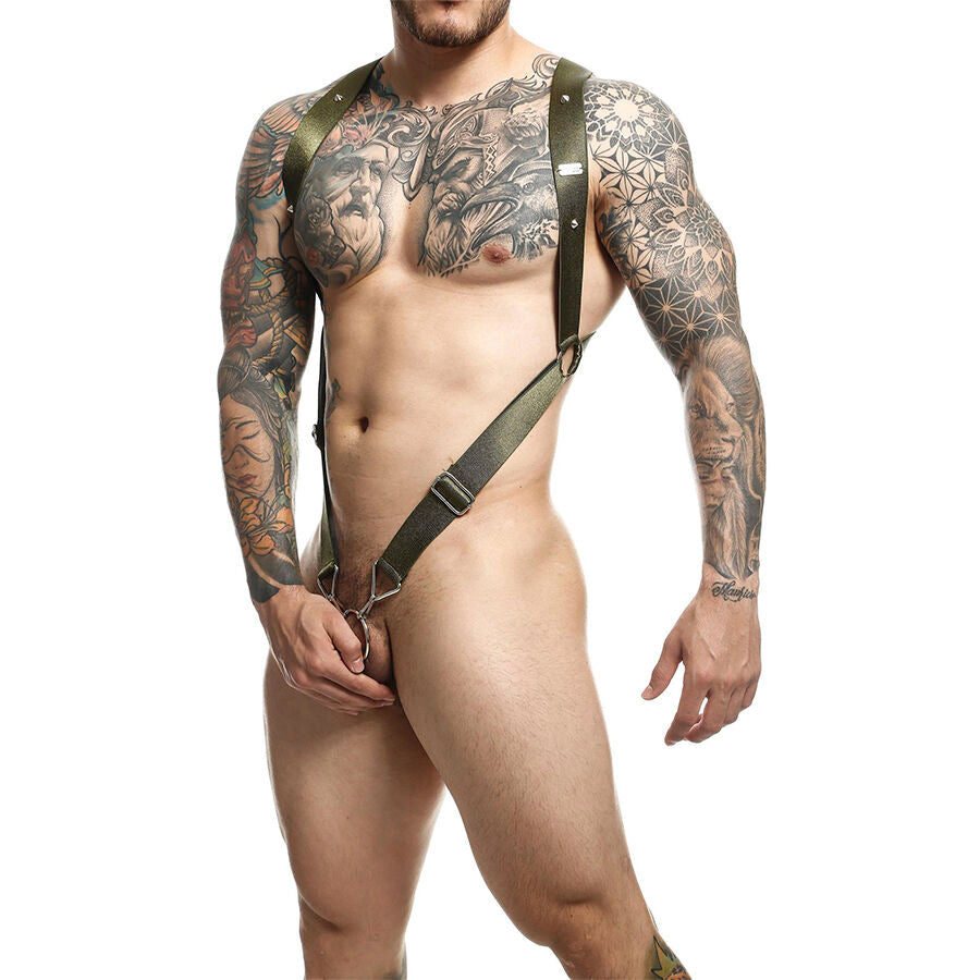 MOB DNGEON CROSS BACK HARNESS i grönt