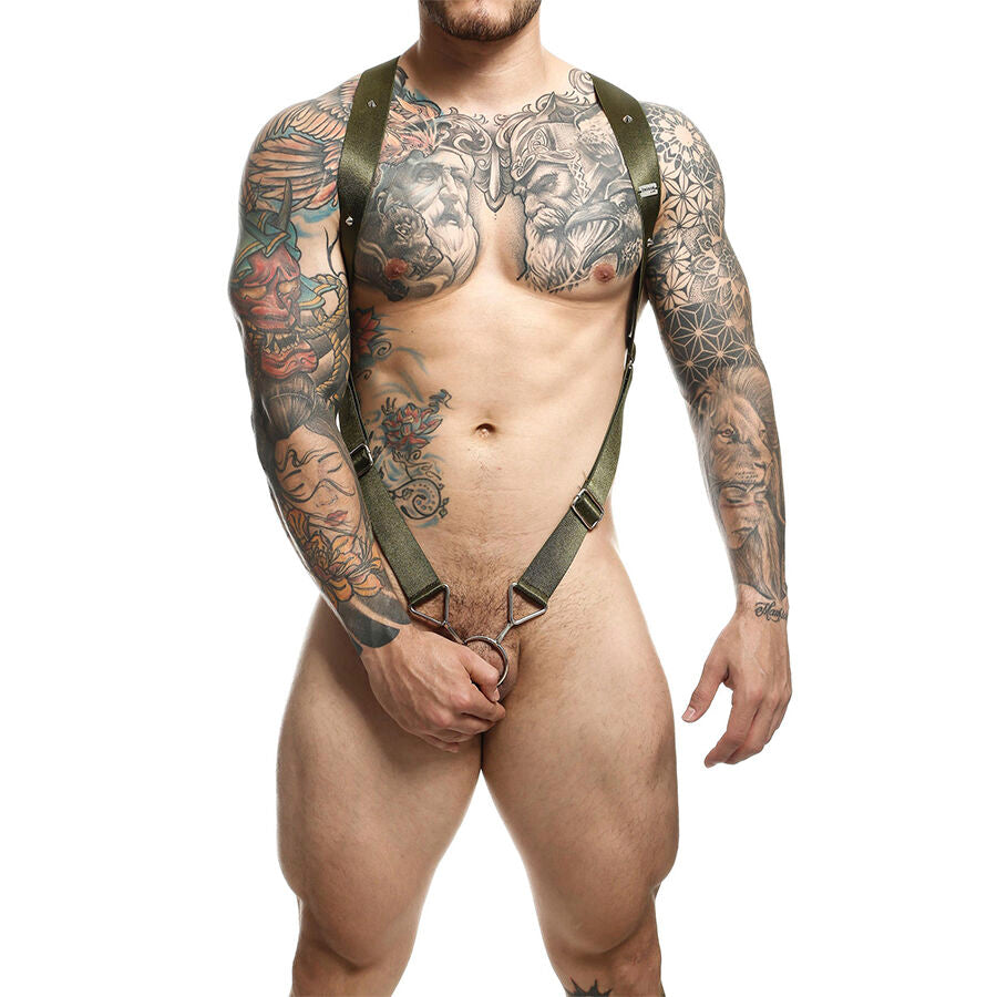 MOB DNGEON CROSS BACK HARNESS i grönt