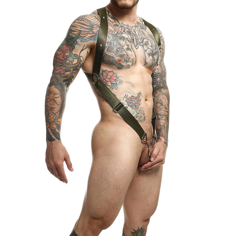 MOB DNGEON CROSS BACK HARNESS i grönt