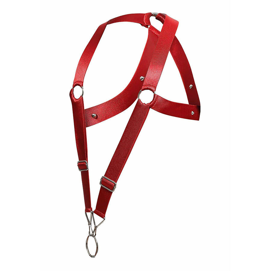 MOB DNGEON CROSS BACK HARNESS i röd färg
