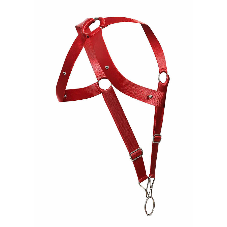 MOB DNGEON CROSS BACK HARNESS i röd färg