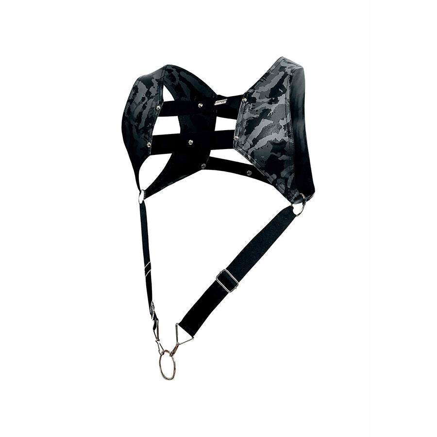 MOB DNGEON HARNESS med silver penisring