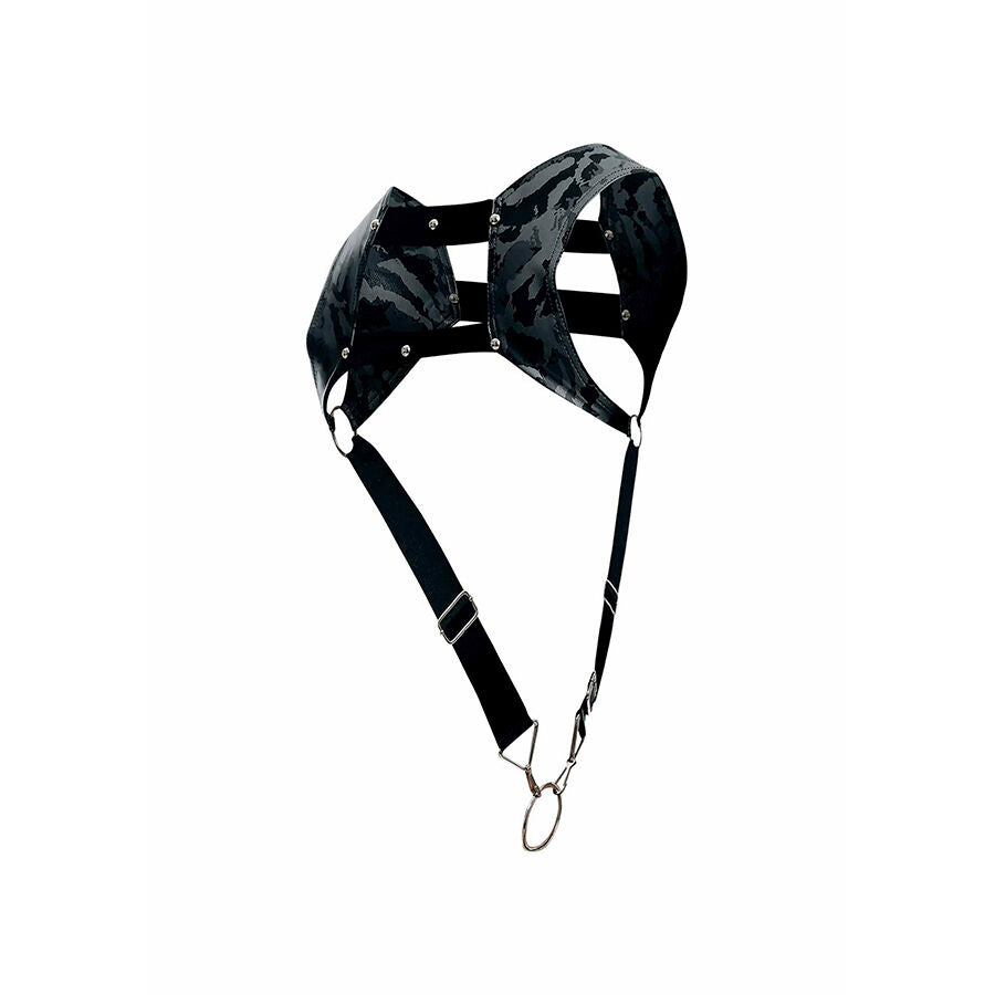 MOB DNGEON HARNESS med silver penisring