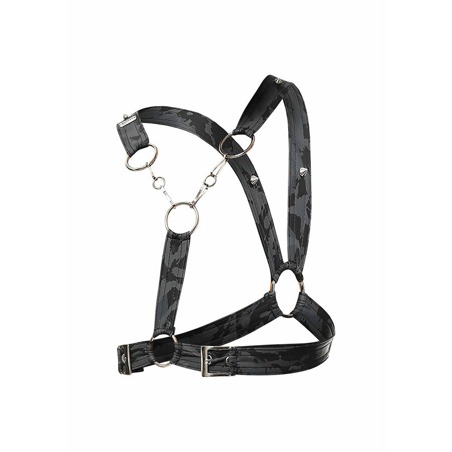 MOB - DNGEON SILVER HARNESS MED KEDJOR EN STORLEK