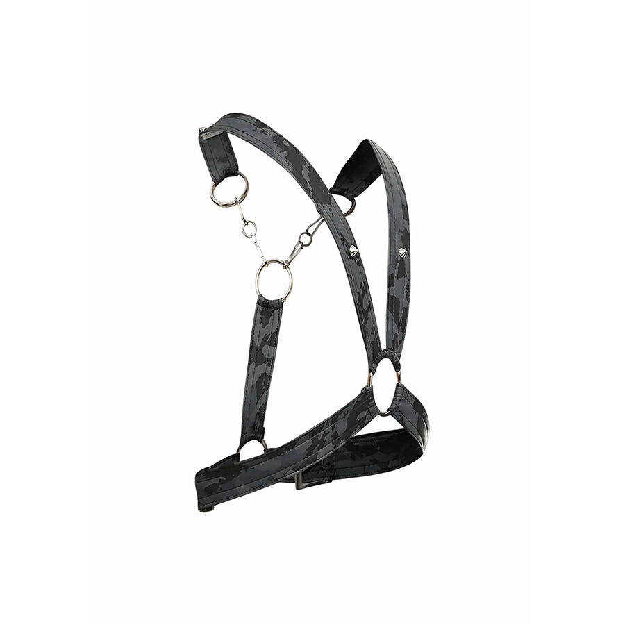 MOB - DNGEON SILVER HARNESS MED KEDJOR EN STORLEK