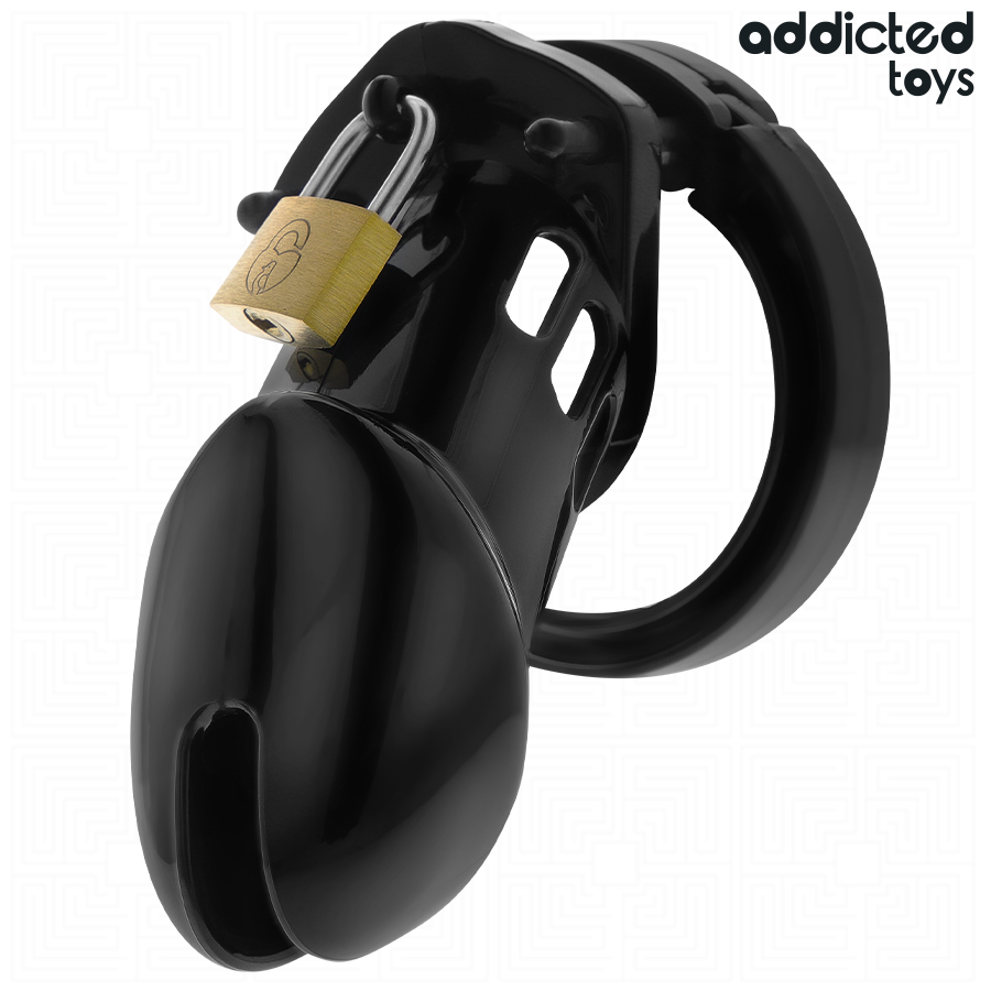 ADDICTED TOYS LOCKED Obsidian kyskhetsbur i storlek M
