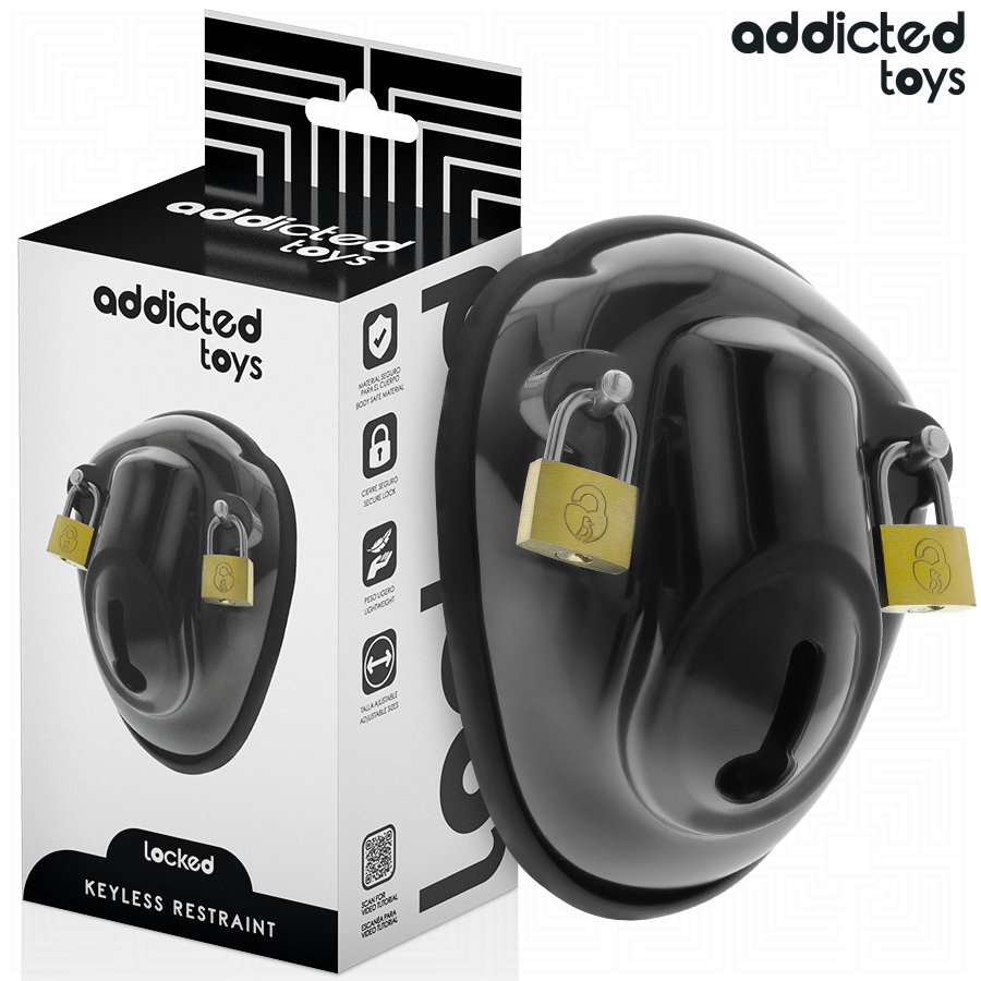ADDICTED TOYS LOCKED - NYCKELFRI HÅLLANDE PENISBUR 11,5 CM