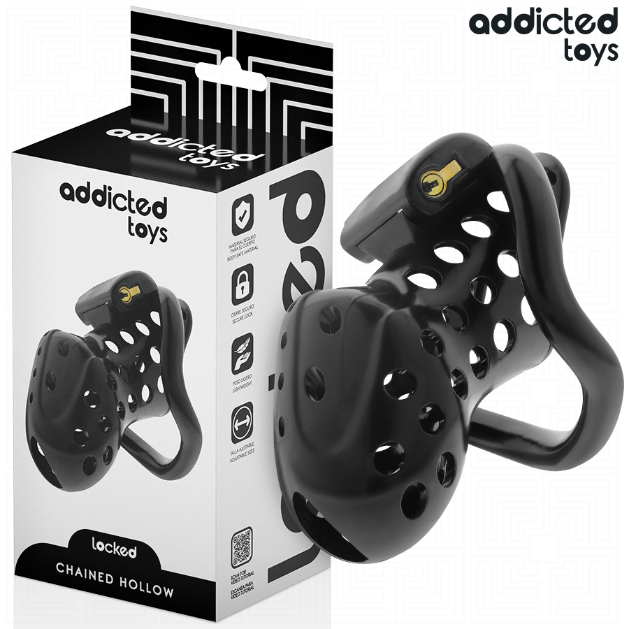 ADDICTED TOYS LOCKED - KEDJAD HÅL PENISBUR 10,5 CM
