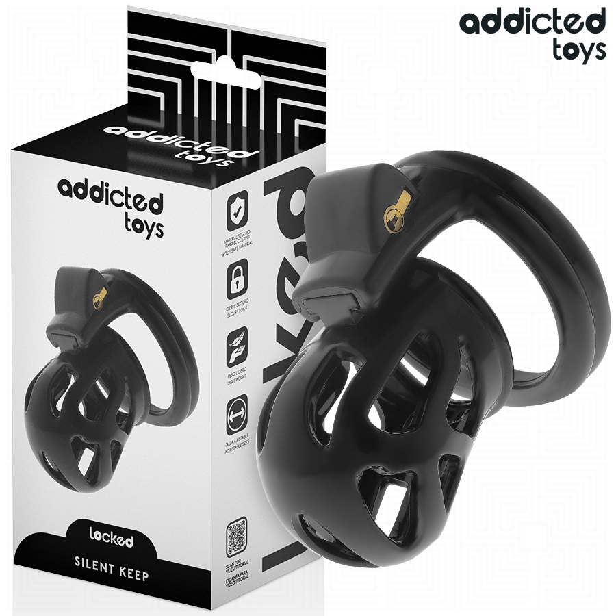 ADDICTED TOYS LOCKED - SILENT KEEP PENIS CAGE 7,5 CM