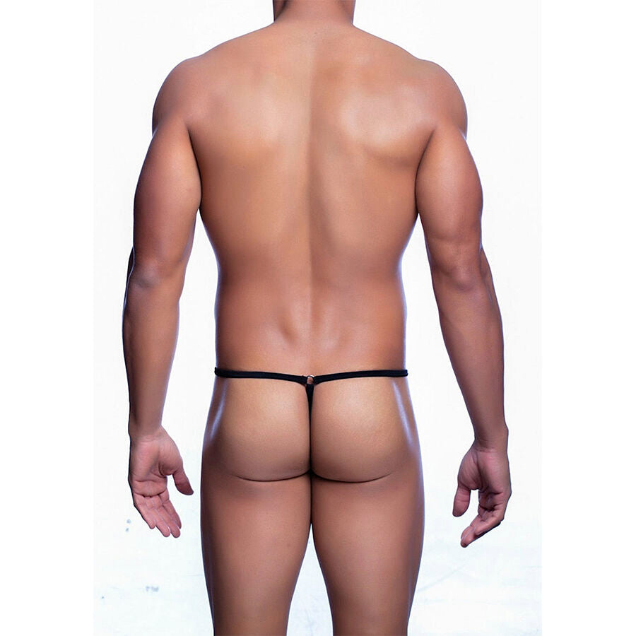 MOB - Svart tårformad string S/M