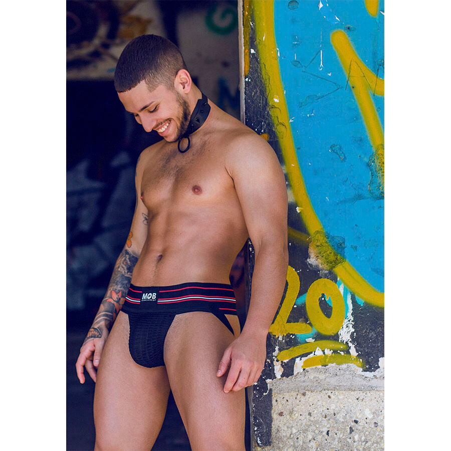 MOB - CLASSIC BLACK THONG STORLEK M