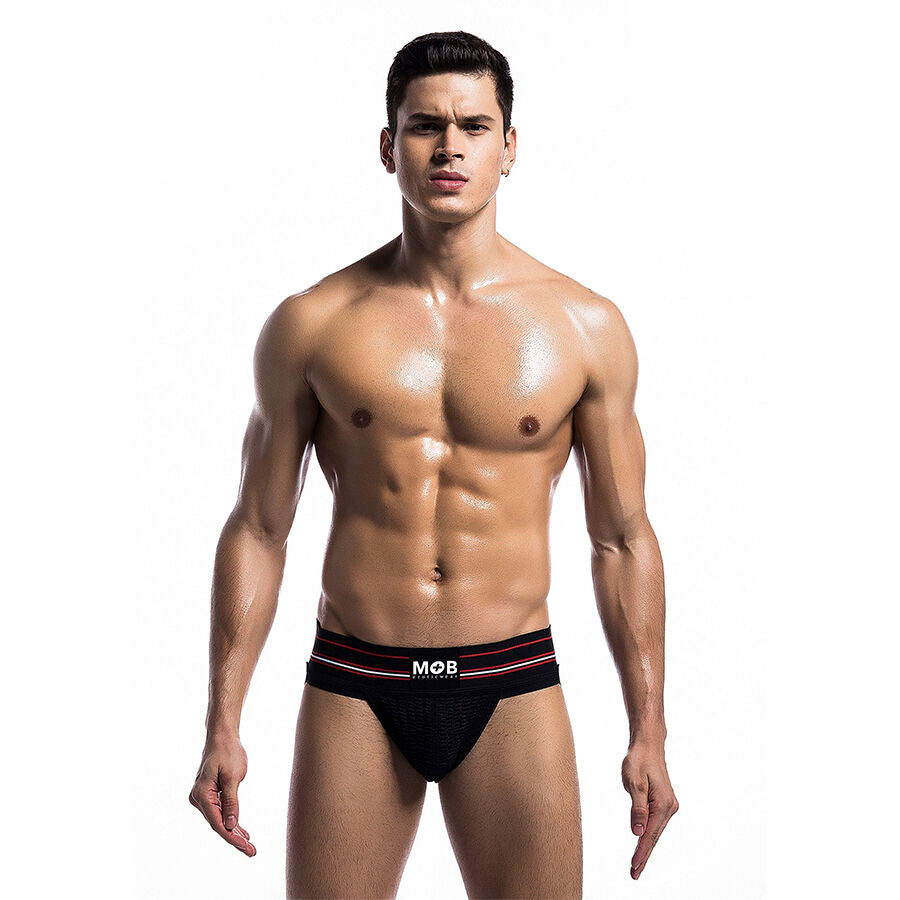 MOB - CLASSIC BLACK THONG STORLEK XL