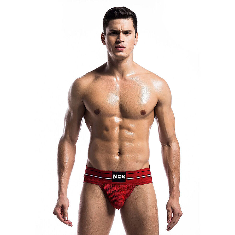 MOB - CLASSIC RED THONG STORLEK L