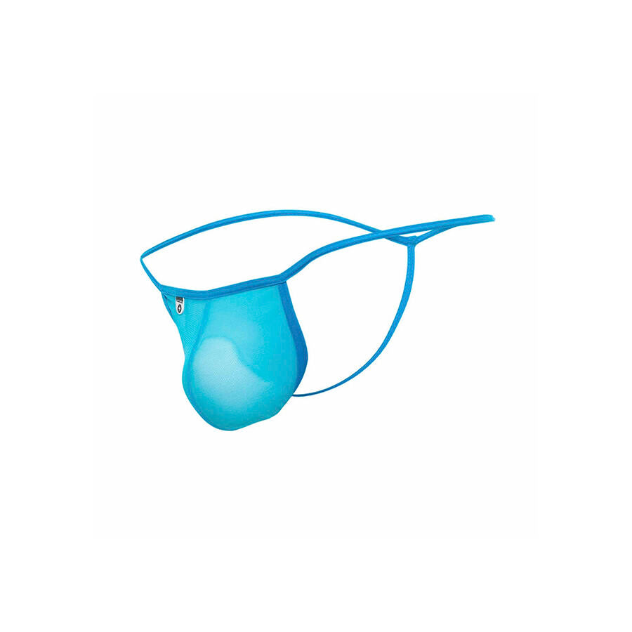 MOB - Transparent T-formad String Aqua Storlek S/M