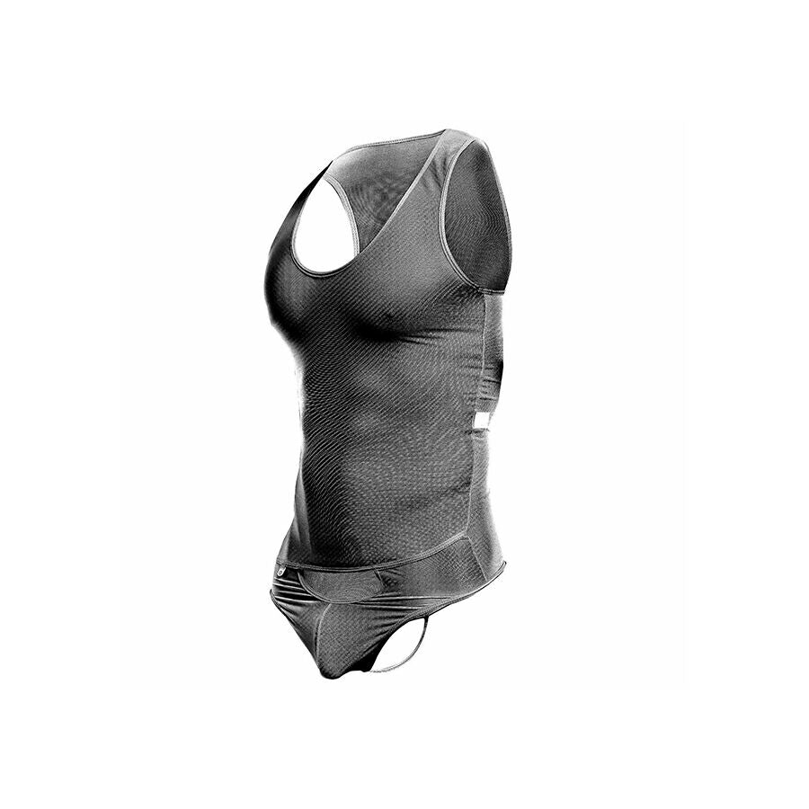 MOB - Transparent svart bodysheer storlek S/M