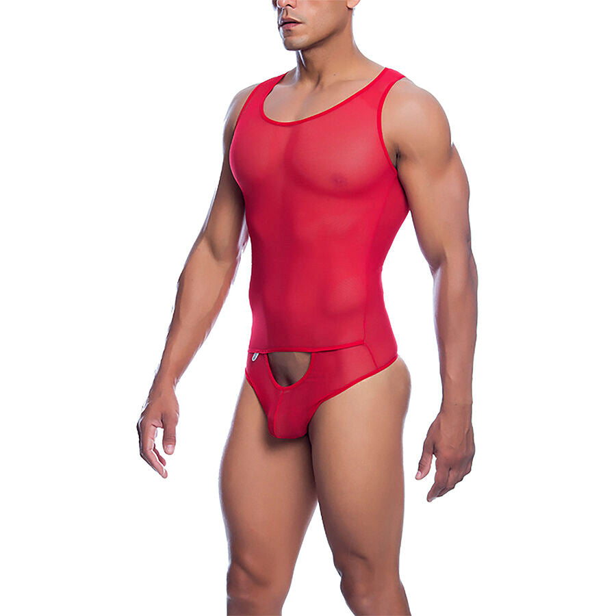 MOB - Röd Transparent Bodysheer Storlek L/XL