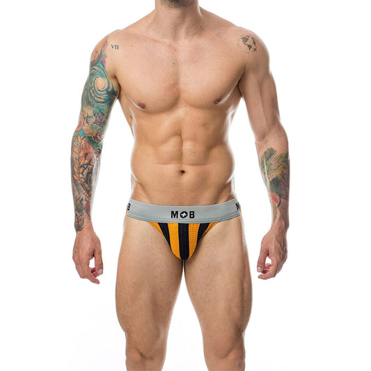 MOB - CLASSIC JOCK STRIPE ORANGE STORLEK S