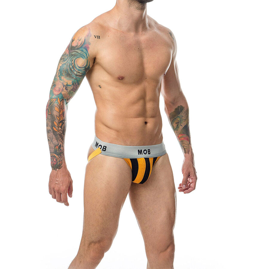 MOB - CLASSIC JOCK STRIPE ORANGE STORLEK S