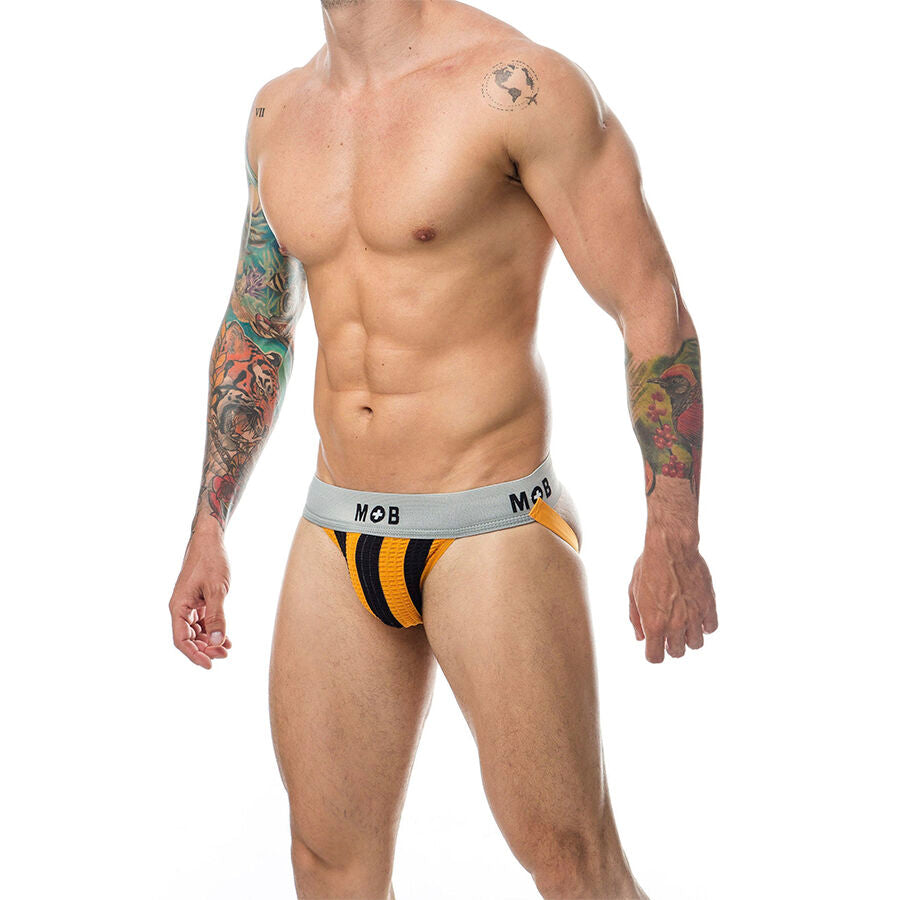 MOB - CLASSIC JOCK STRIPE ORANGE STORLEK S