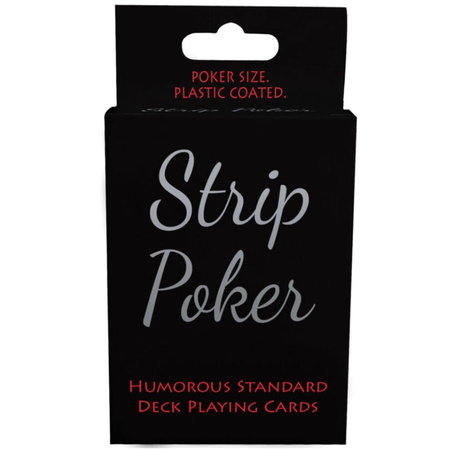 Strip Poker spelkortlek med stripper-tema